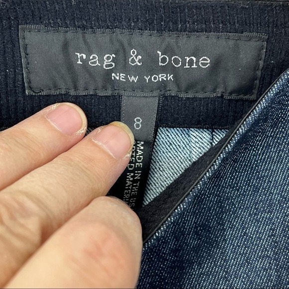 RAG & BONE DARK WASH‎ SKINNY JEANS EUC SZ 8 - Picture 3 of 8